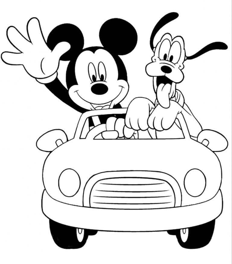 Mickey coloriage