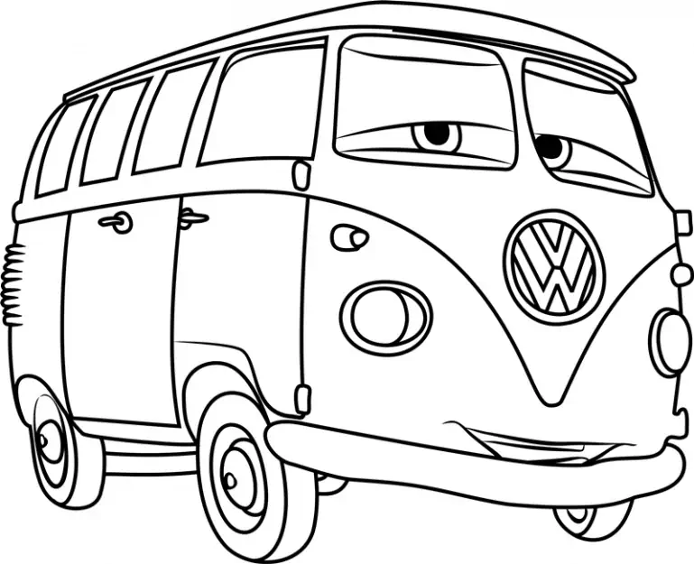 Colorie le minibus