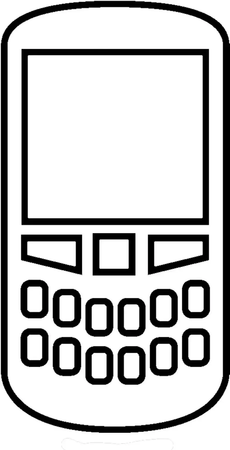 Kreslenie telefónu Motorola do farby