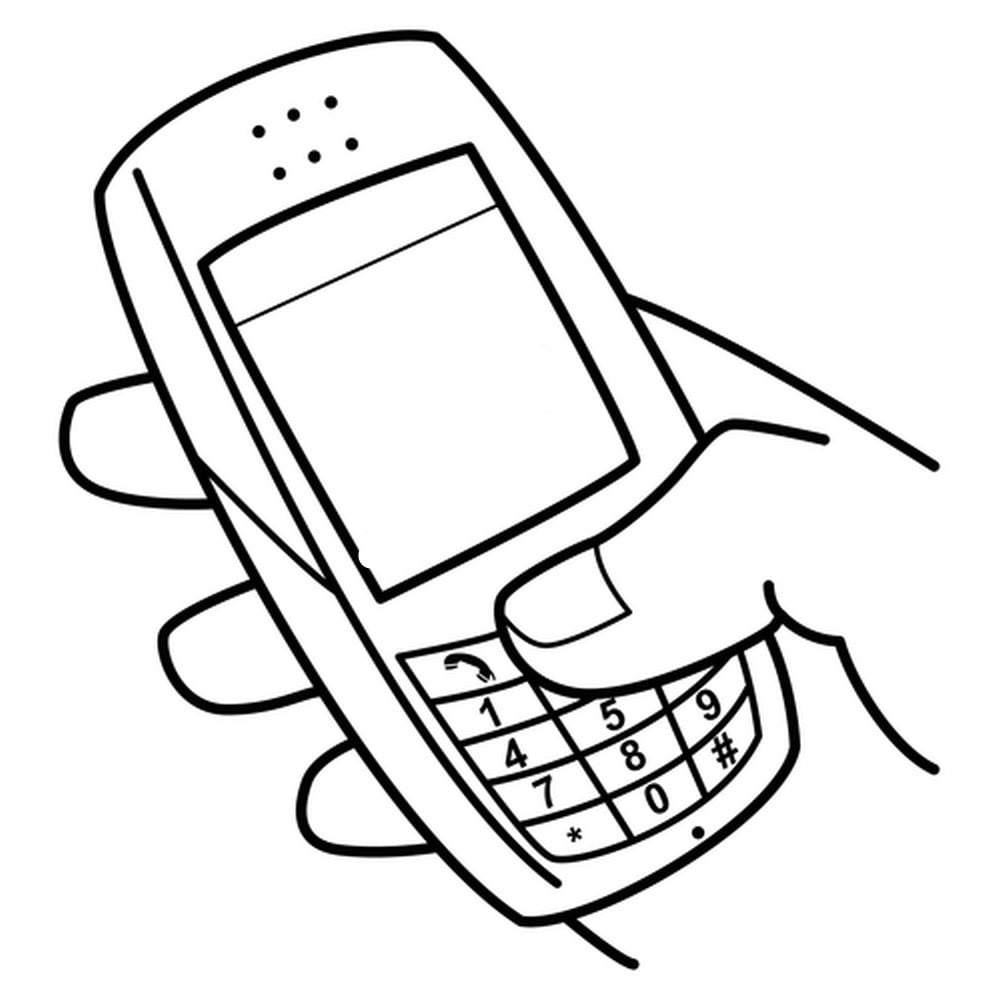 Téléphone Nokia coloriage