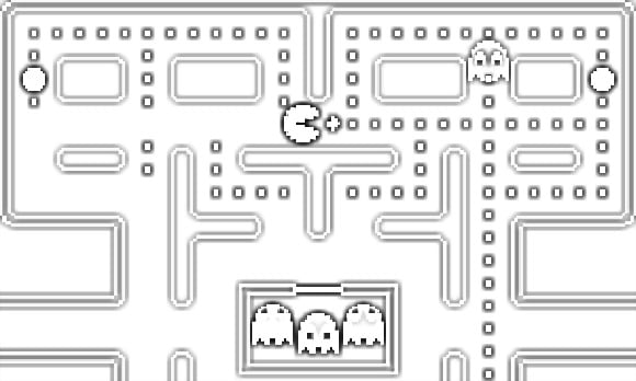 Pacman coloriage