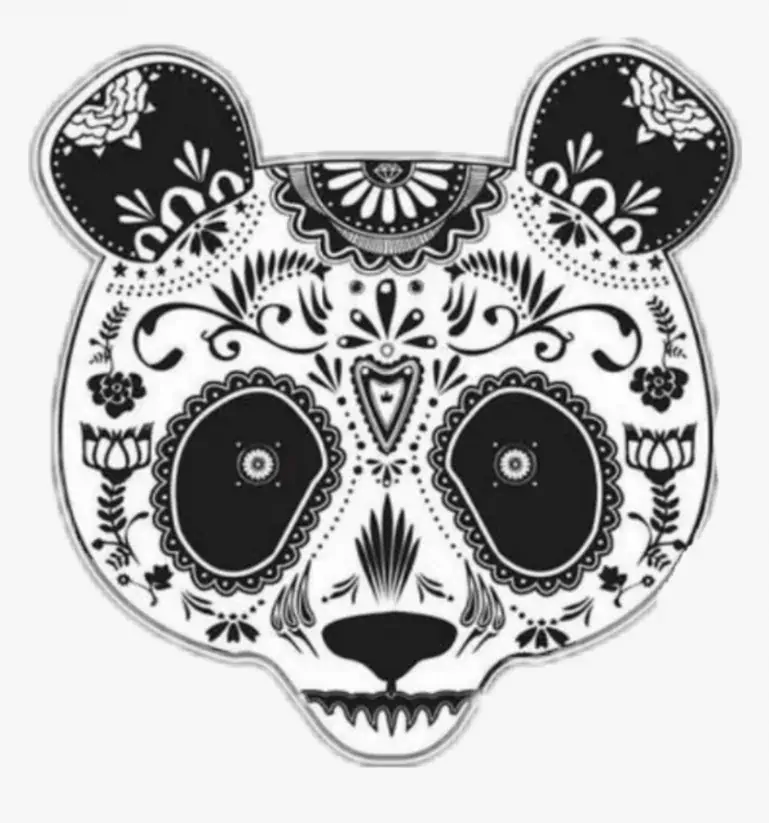 panda mandala bojanka