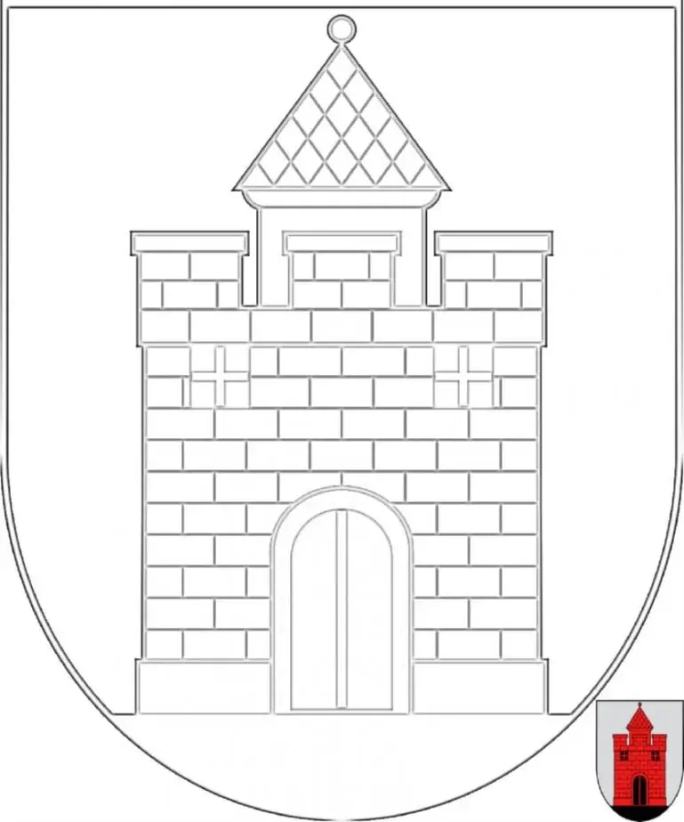 Grb Panevežisa bojanka