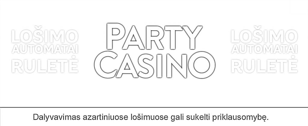 Party casino reklaminis skydelis