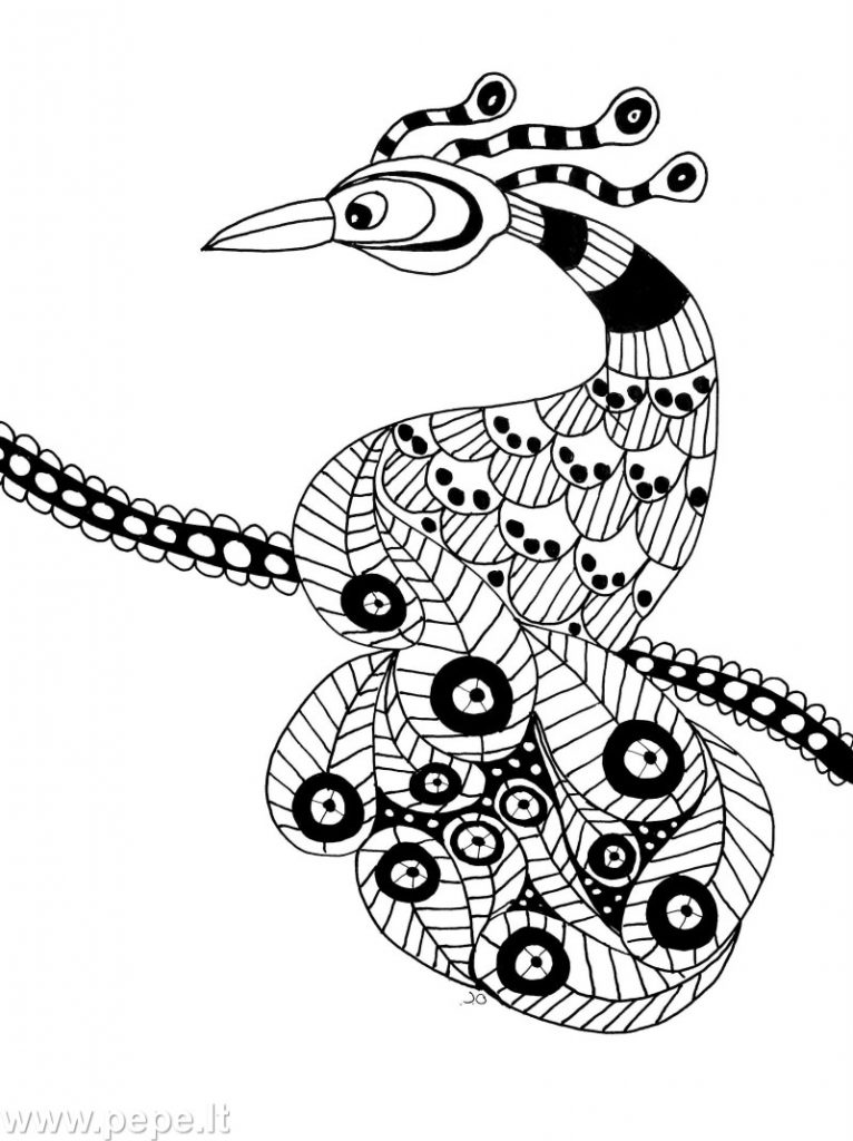 tavus kuşu mandalası