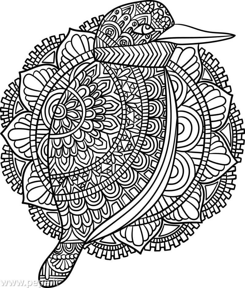 mandala fugl