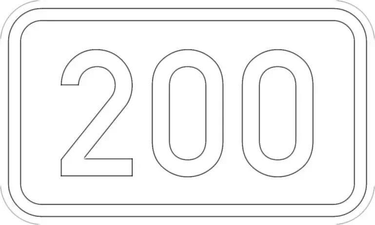  색칠공부 숫자 색칠 공부 200