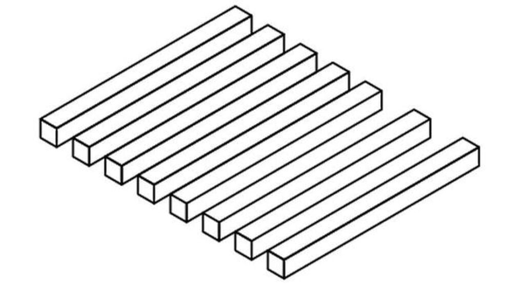 棒を数えますか、7 つまたは 8 つですか？