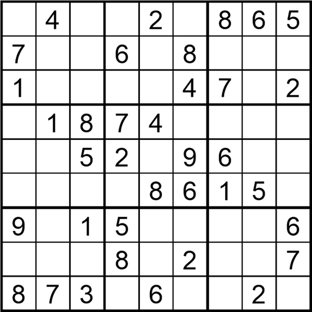 Hra sudoku 9x9