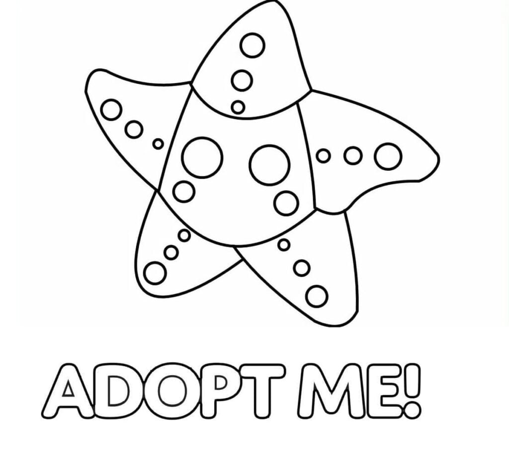 adopt me jūrų žvaigždė