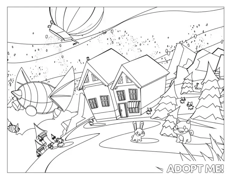adopt mij wereld kleurplaten