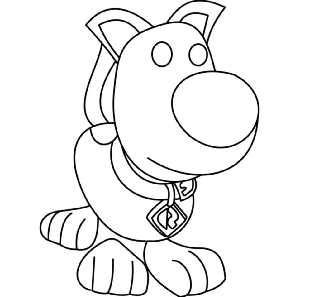 adopt moi chien coloriage 