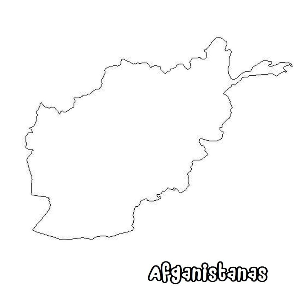 Afghanistan kleurplaten