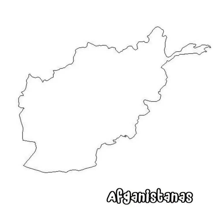 색칠하기 아프가니스탄