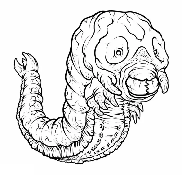 Ormemonster til at farve