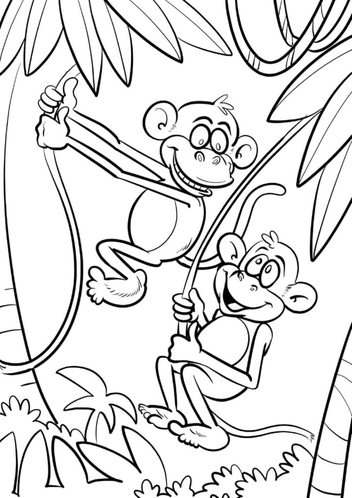 Bezdžionėlės linksmos