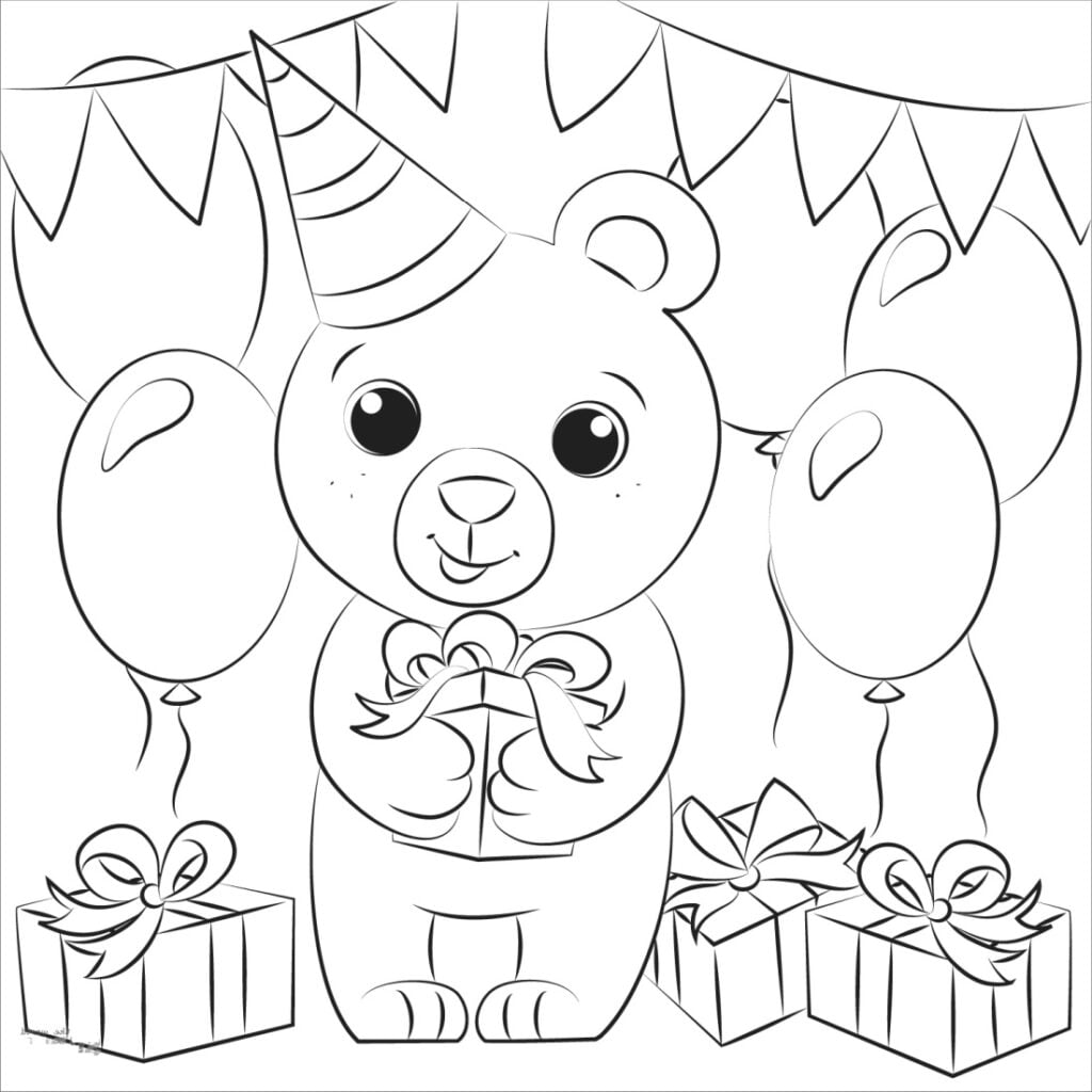 Beruang ulang tahun