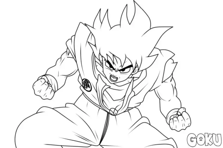 Goku (Kakarot) pobarvanka