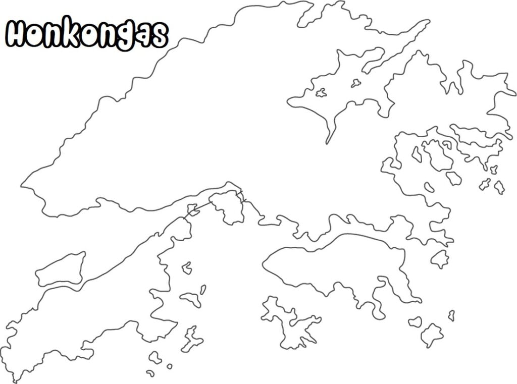 Hong Kong coloriage