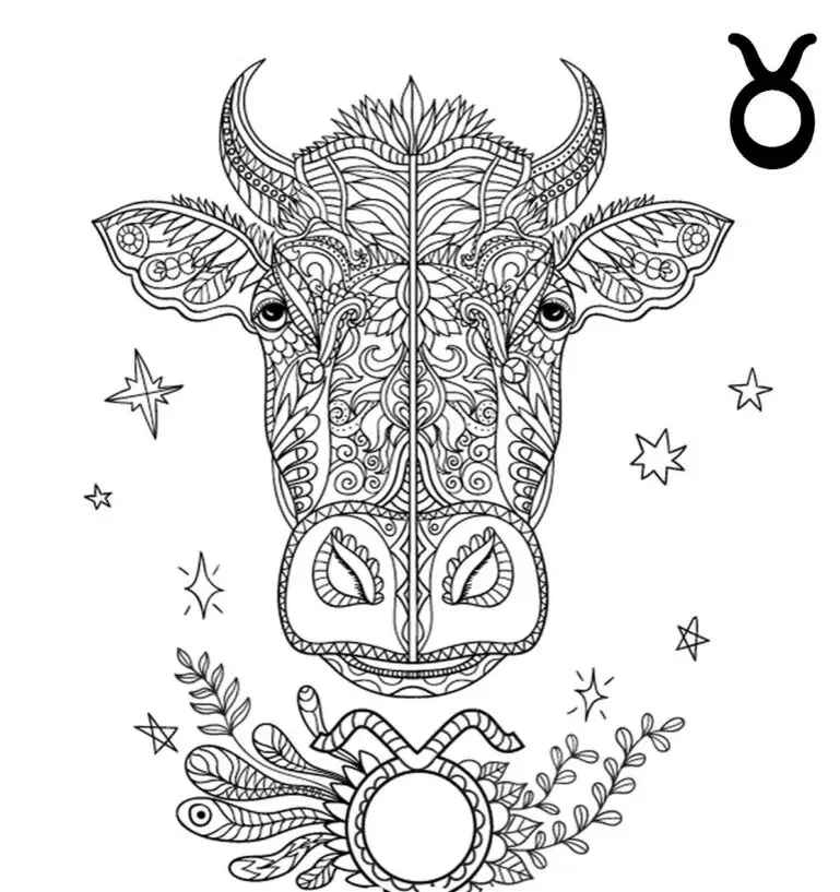 塗り絵の干支♎