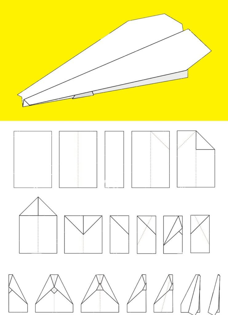 Máy bay gấp giấy Origami