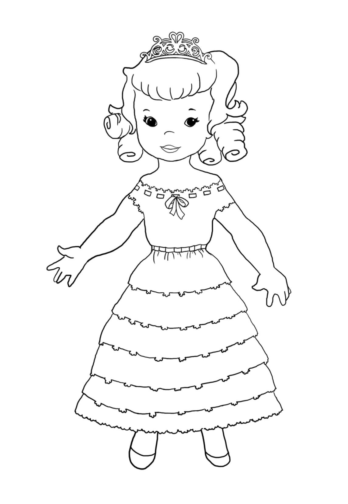 Apģērbi krāsojamās lapas 👗 – PEPE.LT