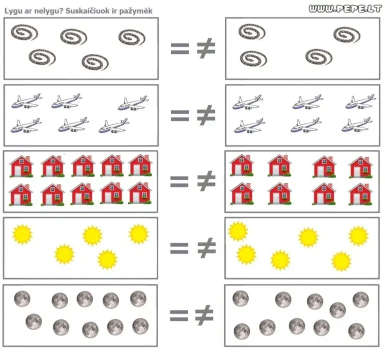 partall eller oddetall, matematikk for førsteklassinger