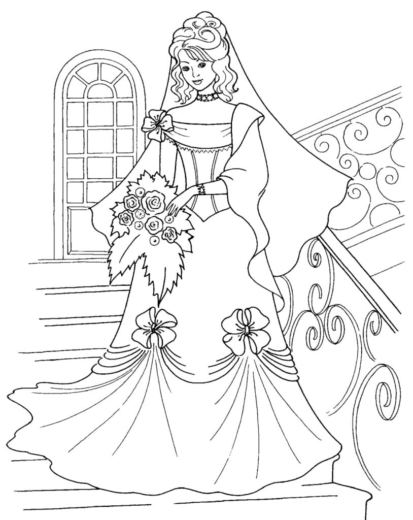 De bruid. vrijgezellenfeest