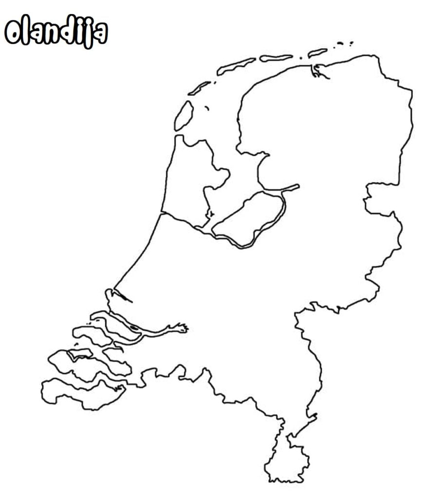 Olandija, Nyderlandai spalvinti