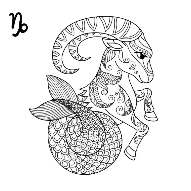 塗り絵の干支♎