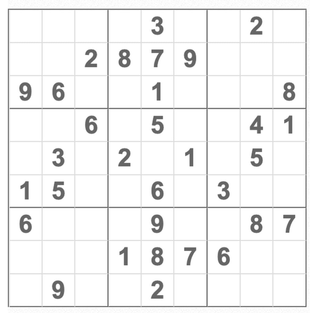 Sudoku cinza