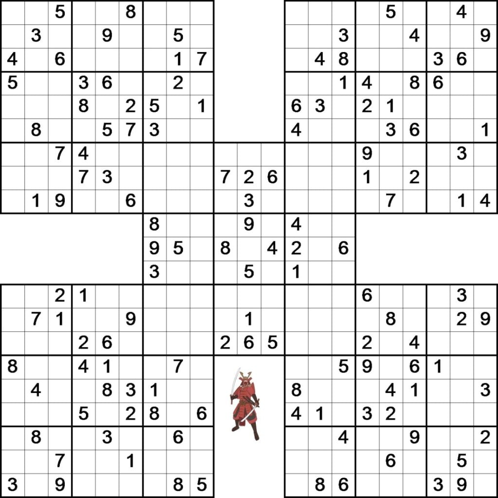 Sudoku samurái
