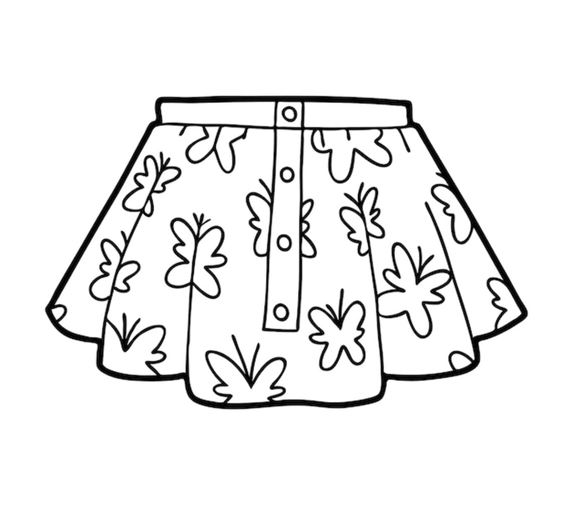 Юбка рисунок