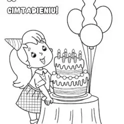 Geburtstag Ausmalbilder