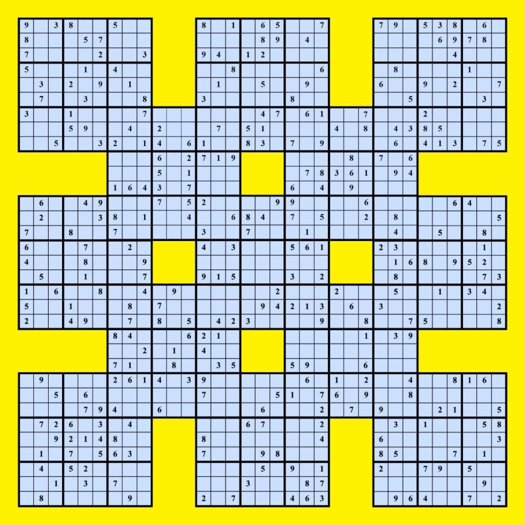 Moeilijke sudoku