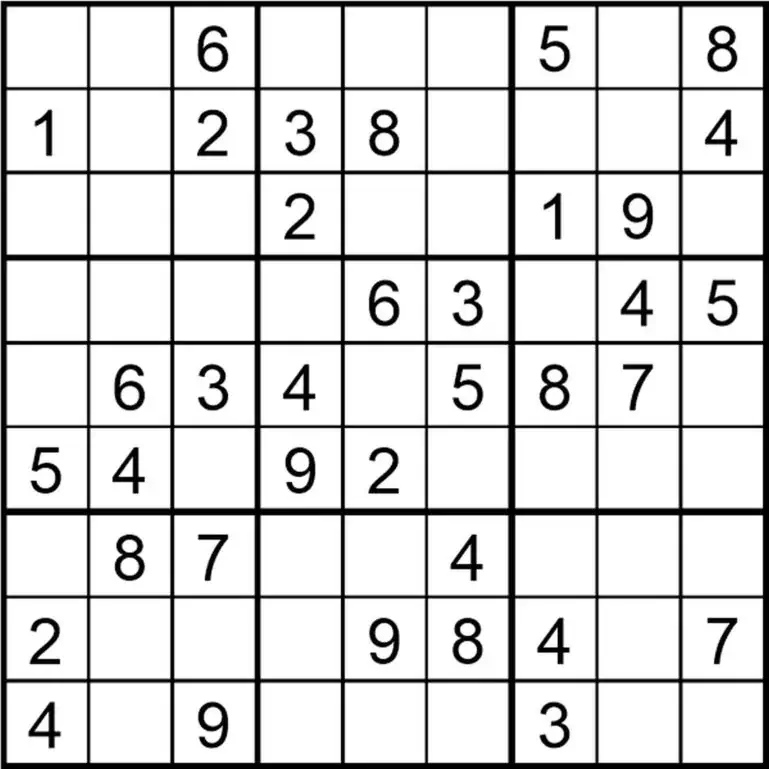 Sudoku pusle