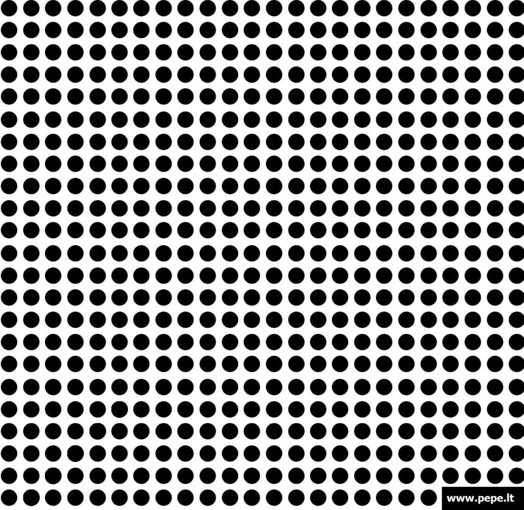 O iluzie optică pentru ochi.