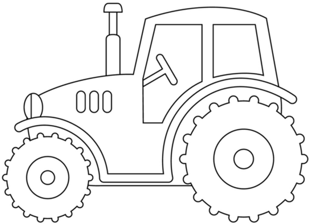 traktor målarbilder