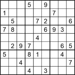 sudoku úlohy, hry