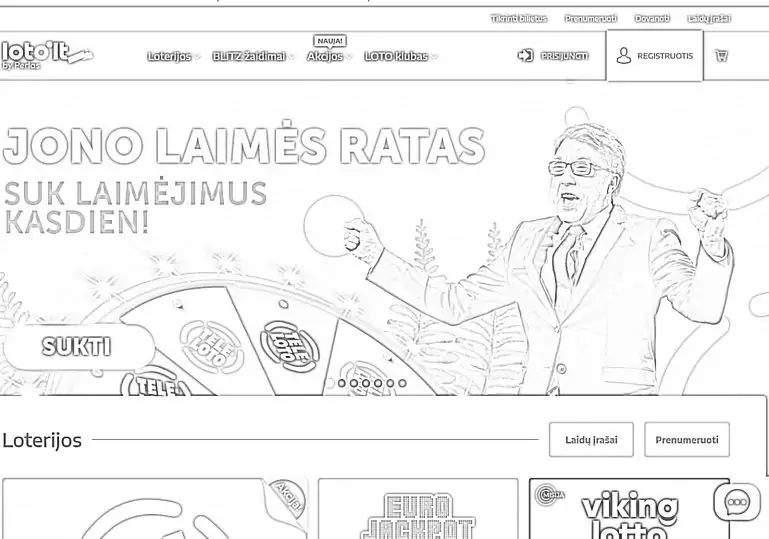 Perlas вітальня для розмальовки