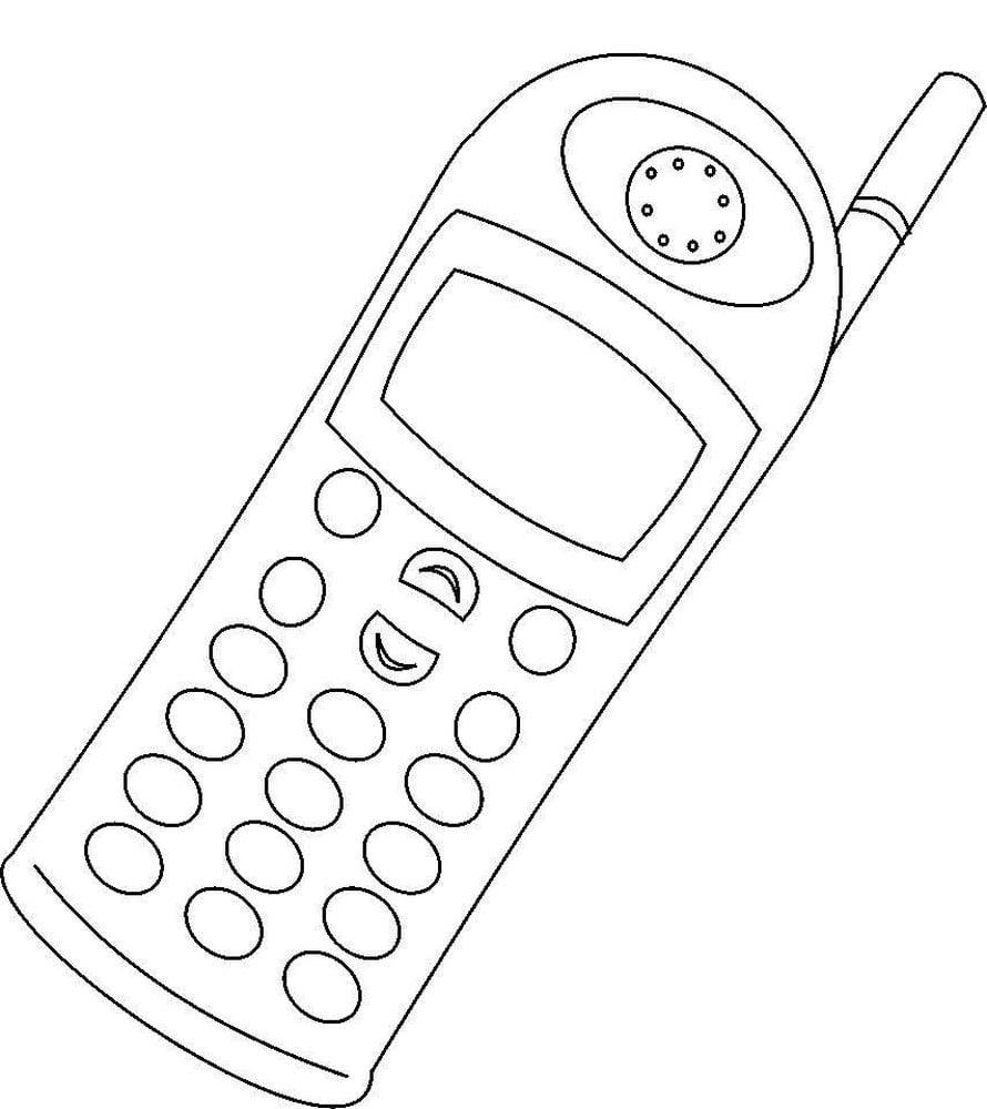 Philips-telefon for å fargelegge