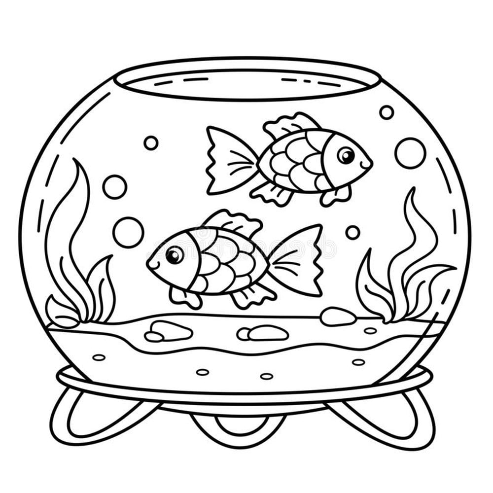 Poissons dans l'aquarium