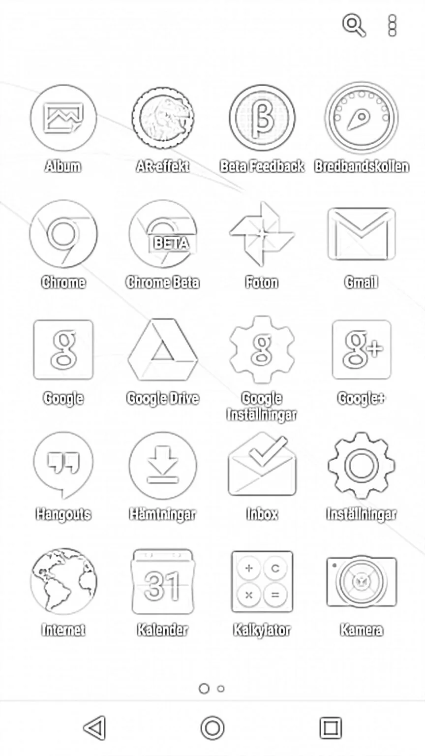 Android omaľovánky 