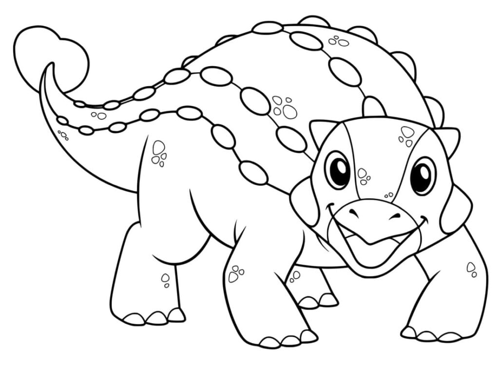 Ankylosaurus Ausmalbilder