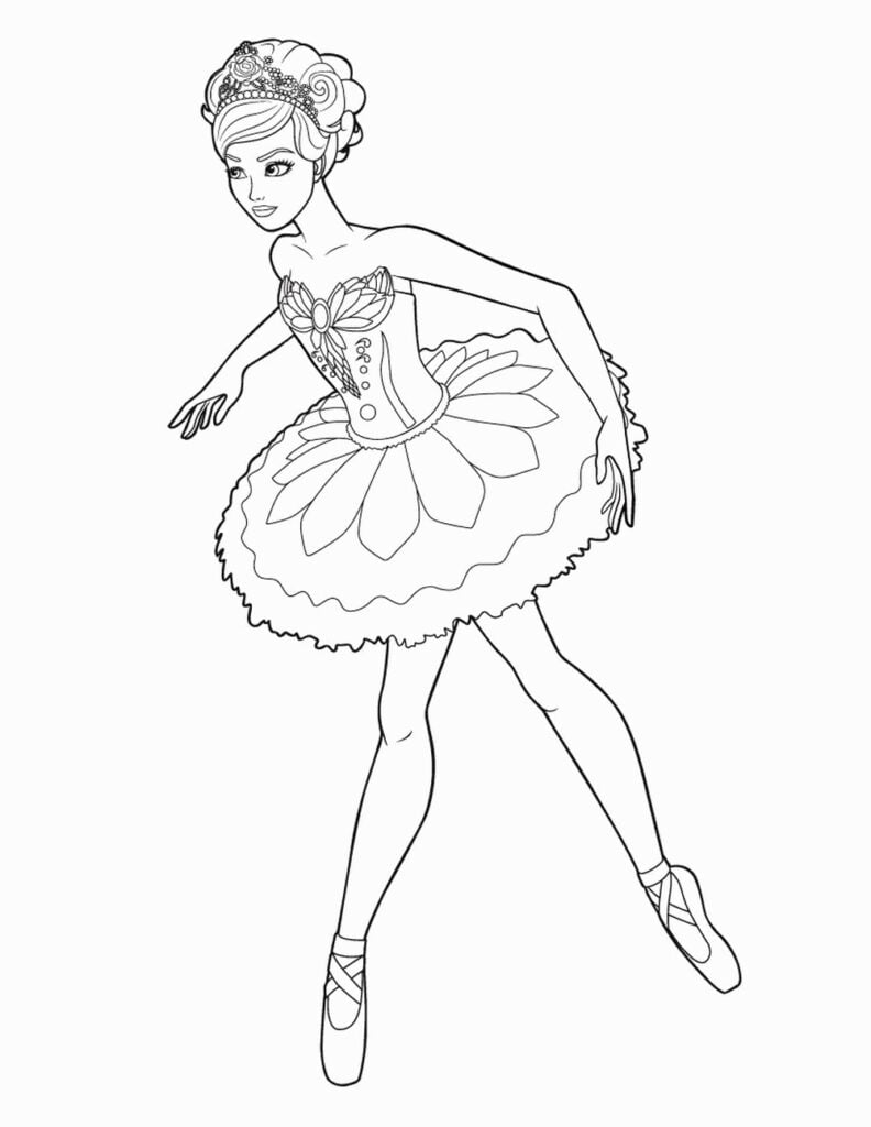 Ballerina Ausmalbilder