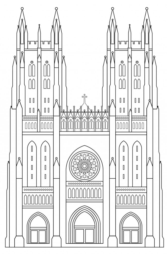 Bažnyčia spalvinti, gotika
