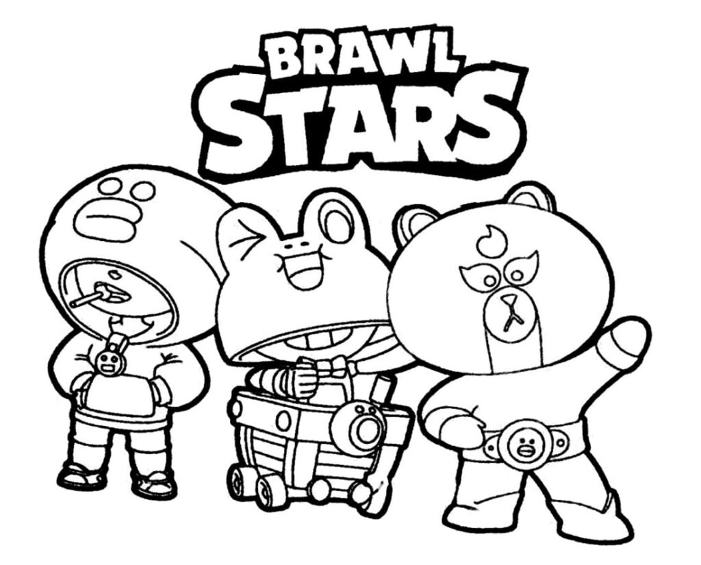 Brawl Stars kolorowanki