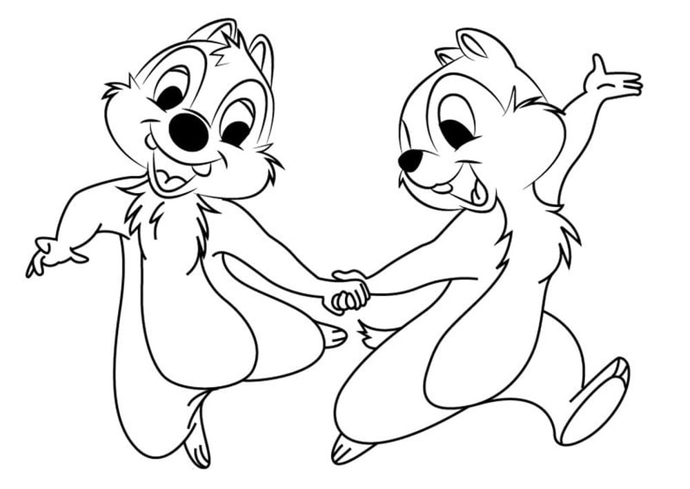 Chip na Dale squirrels