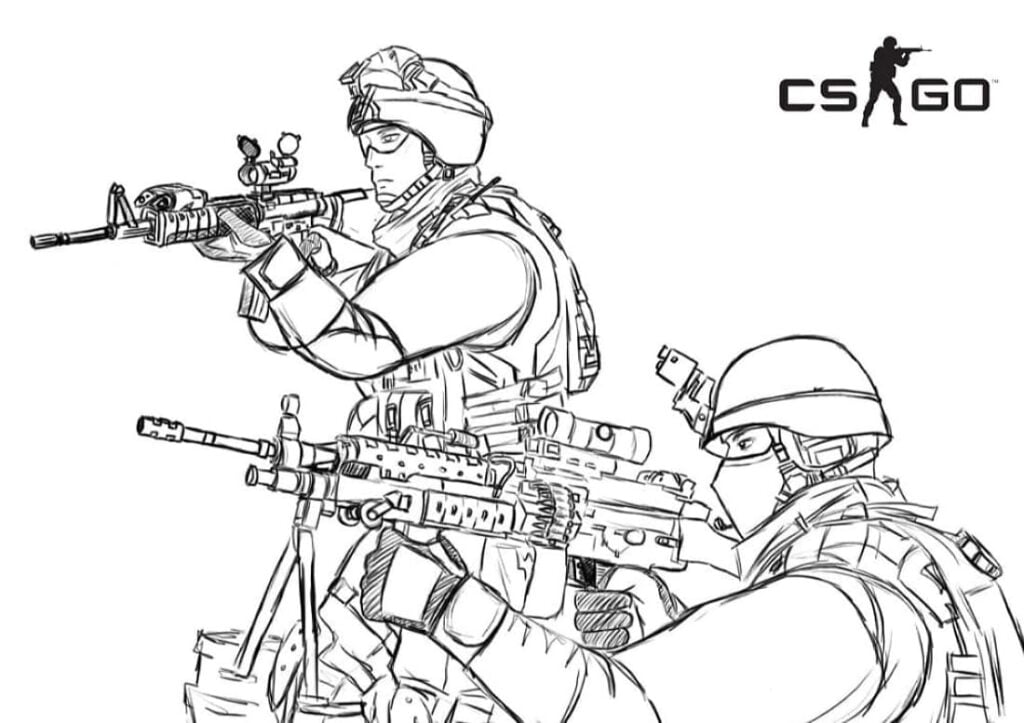 Counter-Strike Ausmalbilder