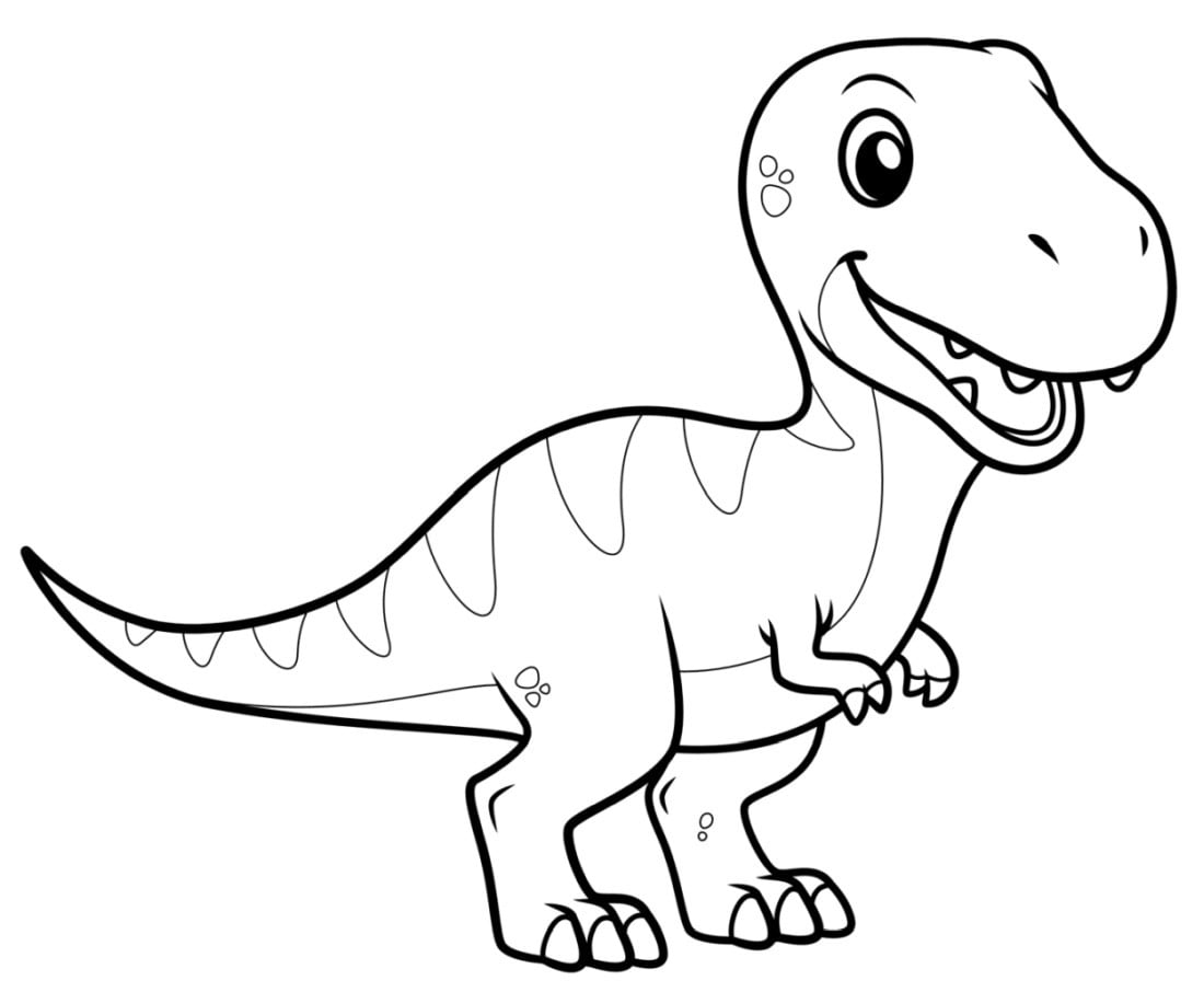 Dinozaurai spalvinimui 🦕 – PEPE.LT